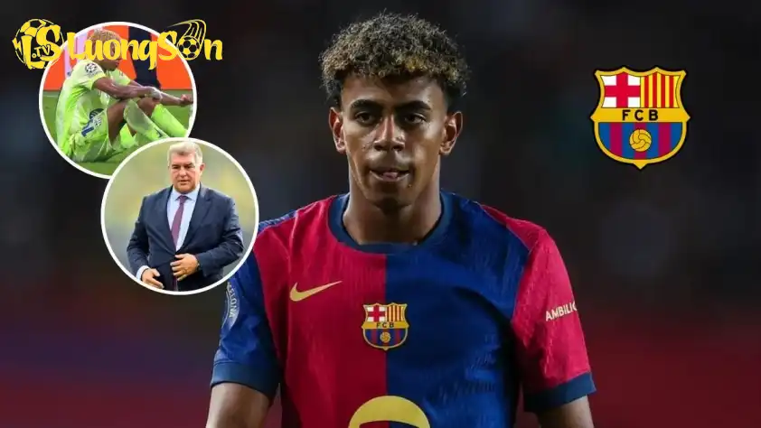 Yamal không hài lòng với quy trình hồi phục chấn thương ở Barcelona