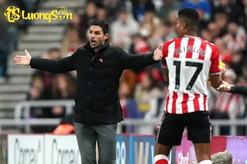 Arteta không hài lòng về trận hoà Sunderland của Arsenal.