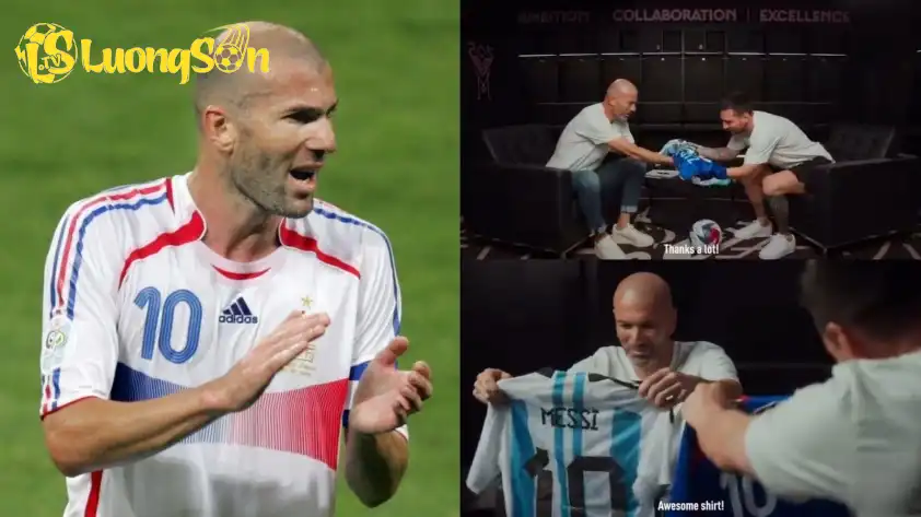 Messi từng tiết lộ đã chủ động xin đổi áo với Zidane